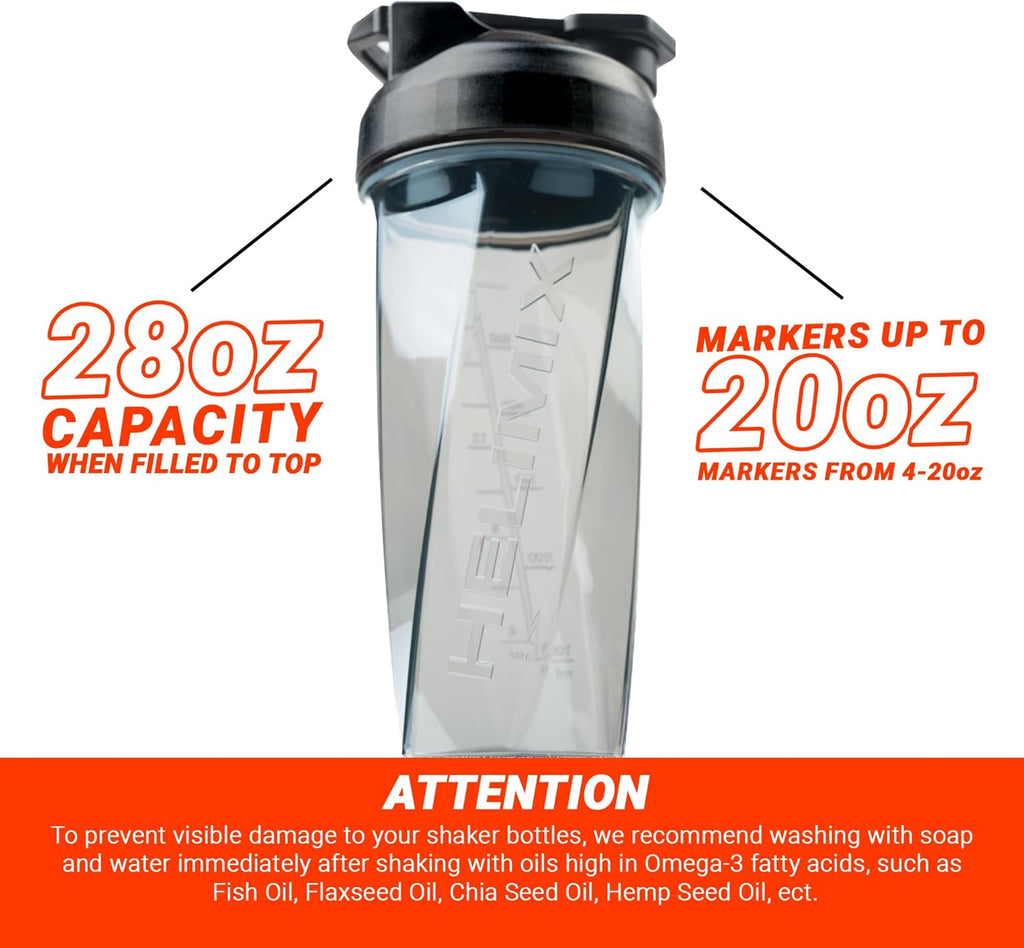 2.0 Vortex Blender Shaker Bottle Holds Upto 28Oz | No Blending Ball or Whisk | USA Made | Portable Pre Workout Whey Protein Drink Shaker Cup | Mixes Cocktails Smoothies Shakes | Top Rack Safe