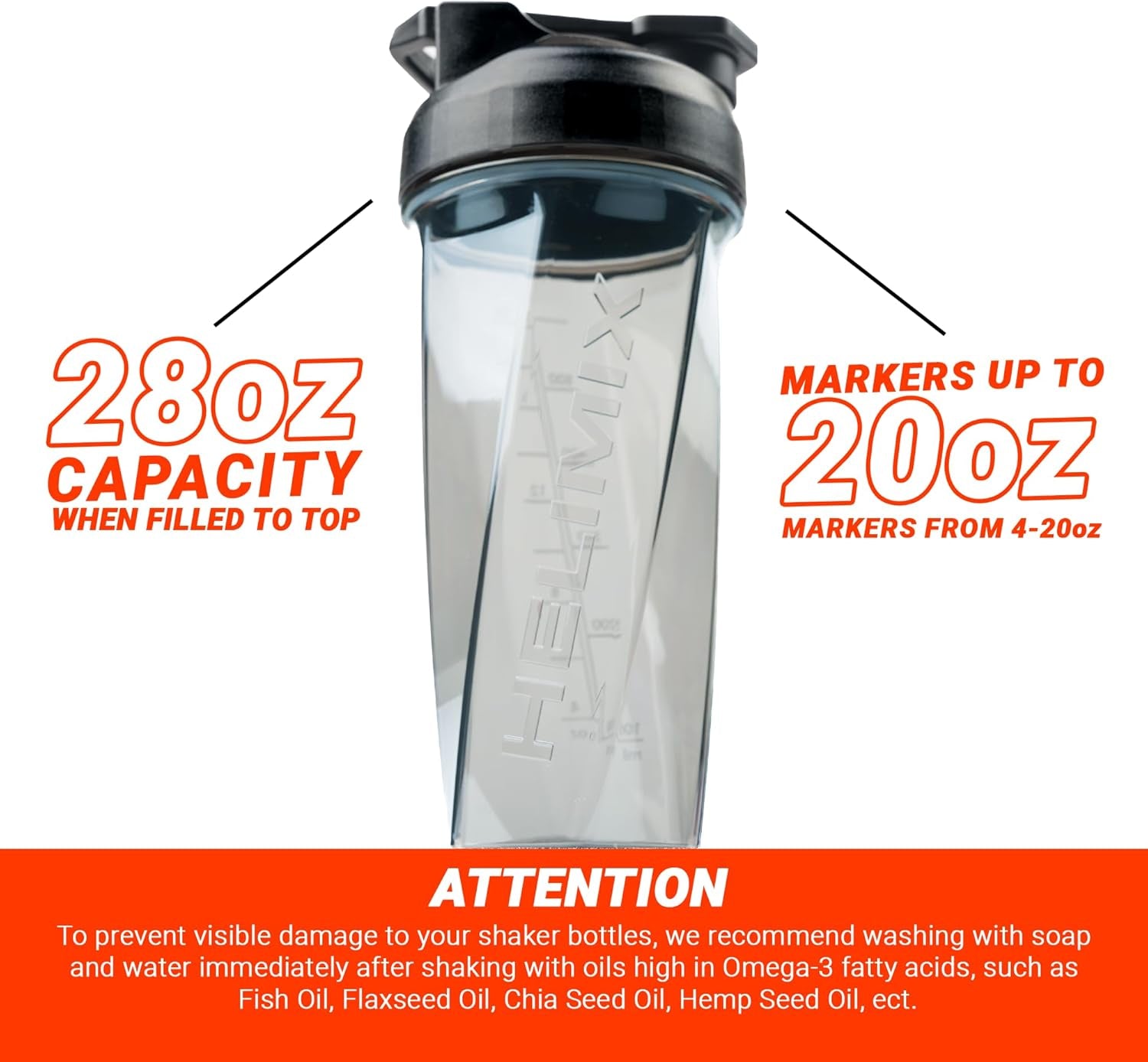 2.0 Vortex Blender Shaker Bottle Holds Upto 28Oz | No Blending Ball or Whisk | USA Made | Portable Pre Workout Whey Protein Drink Shaker Cup | Mixes Cocktails Smoothies Shakes | Top Rack Safe