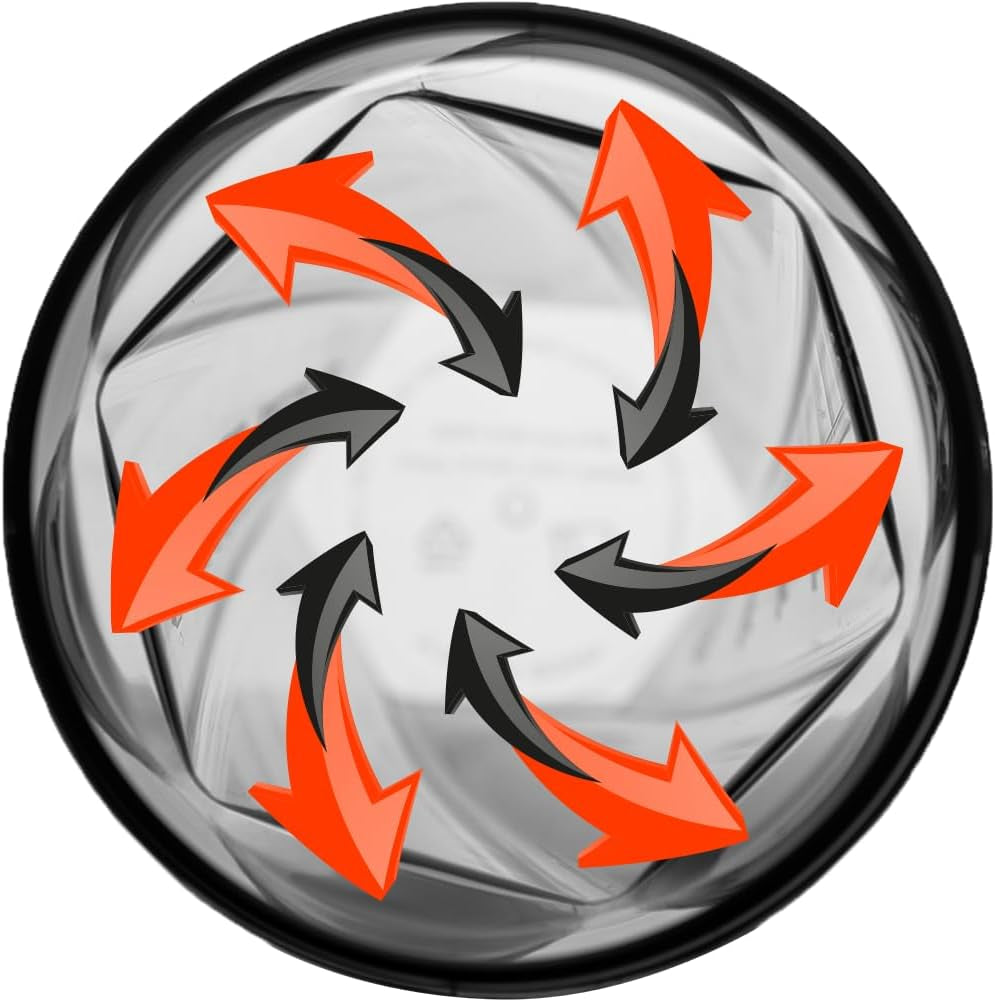 2.0 Vortex Blender Shaker Bottle Holds Upto 28Oz | No Blending Ball or Whisk | USA Made | Portable Pre Workout Whey Protein Drink Shaker Cup | Mixes Cocktails Smoothies Shakes | Top Rack Safe